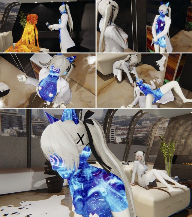 我的性偶是母亲?18 胶衣 玩弄 调教 紧身衣 堵嘴 人形 蒙面 BDSM 拘束 失禁 朝吹 中文剧情向预览图