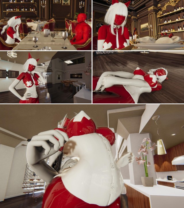 新年新失误 胶衣 乳胶 性偶 束缚 BDSM 伸喉 朝吹 高跟 人形 全包 阳具 中文剧情向预览图