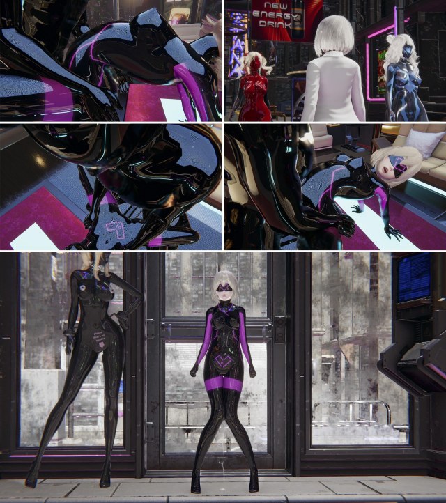 没常识的外星人 胶衣 性偶 紧身衣 人形 蒙面 全包 乳胶 调教 BDSM 中文剧情向预览图