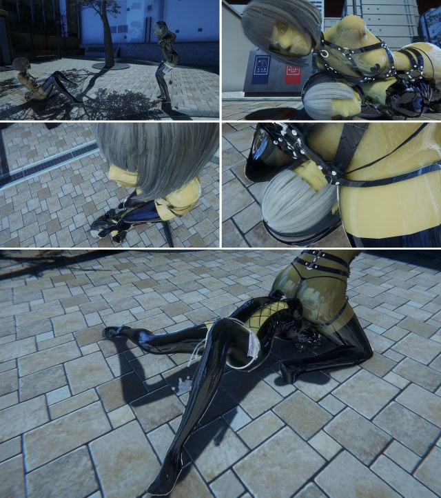 胶衣与雨衣7 修女 乳胶衣 玩弄 紧身衣 堵嘴 人形 蒙面 BDSM 拘束 失禁 调教 中文剧情向预览图