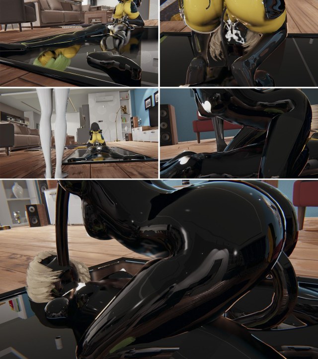 胶衣与雨衣9 修女 乳胶衣 玩弄 紧身衣 堵嘴 人形 蒙面 BDSM 拘束 失禁 调教 真空床 中文剧情向预览图