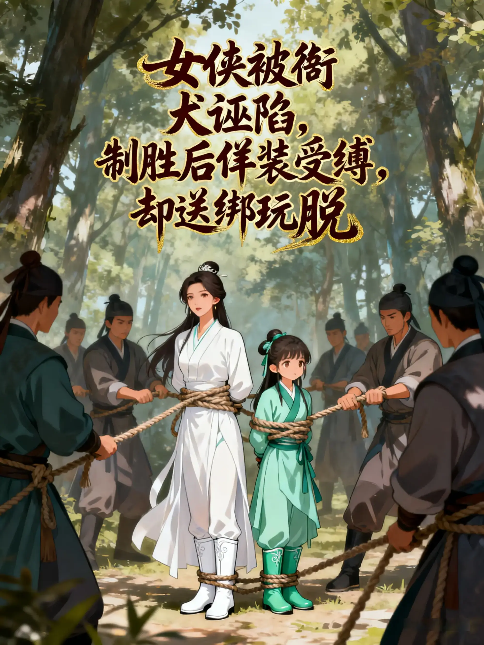 女侠被衙犬诬陷,制胜后佯装受缚,却送绑玩脱封面