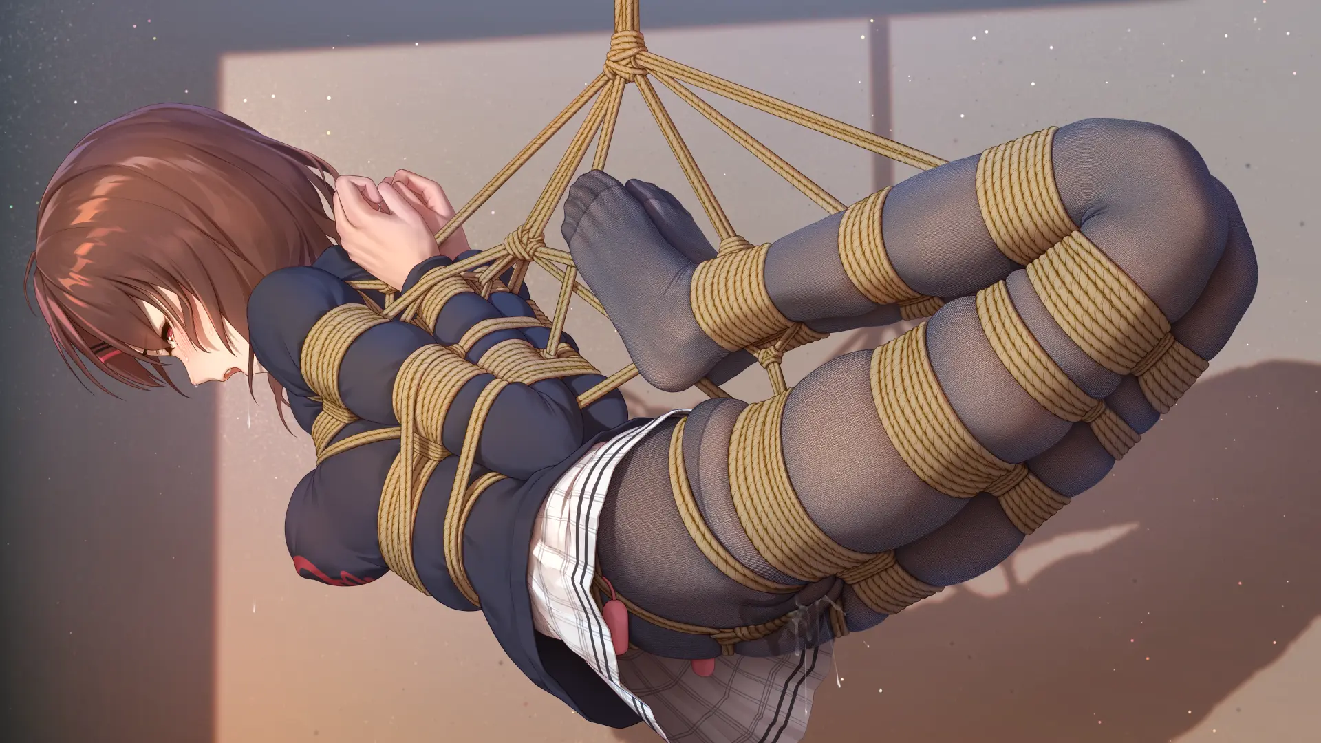 落锁时刻系列：顶尖女性沉溺为匿名绳模的慢堕录封面