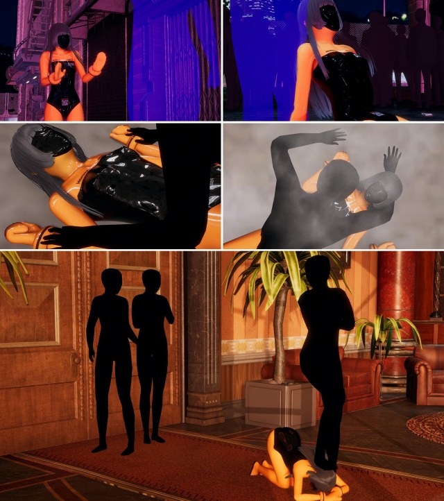 乳胶迷案16  乳胶 玩弄 调教 束缚 紧身衣 堵嘴 人形 全头面罩 人形 拘束 BDSM 中文剧情向预览图