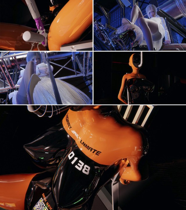 Revenge of the Prisoner 3-4 Gelcoat Playing with Tights Gagging Humanoid Masked BDSM Bound Incontinence Sex PuppetsPreview