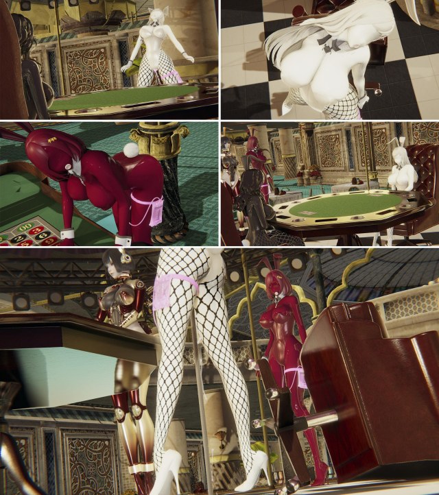 Gambling Loser 2 Latex Suit Full Coverage Mask Gelcoat Corset Custody Bound Cheongsam Stockings Stockings Masked ChinePreview