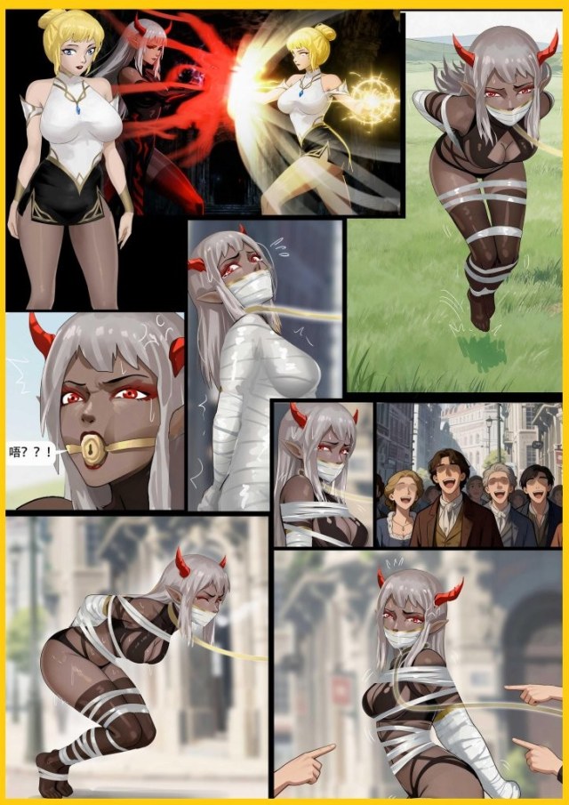 The False Sage Prisoner of the Devil's Hime" is a reversal of the formula of the devil's powerhouse, captured, wrappedPreview