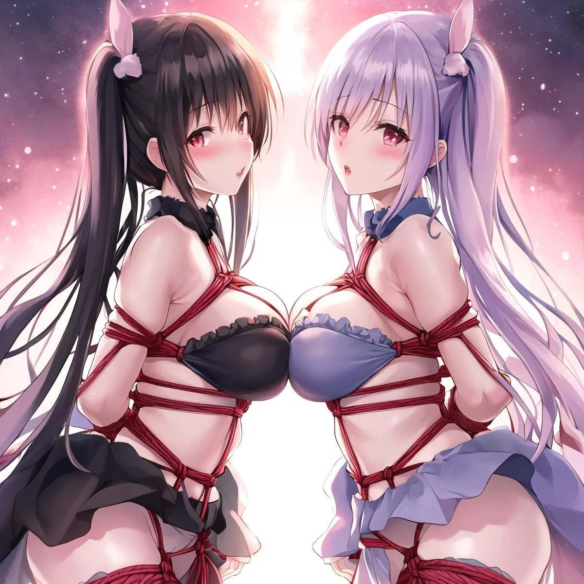 冰山女侠和傲娇少女的百合捆绑之旅封面