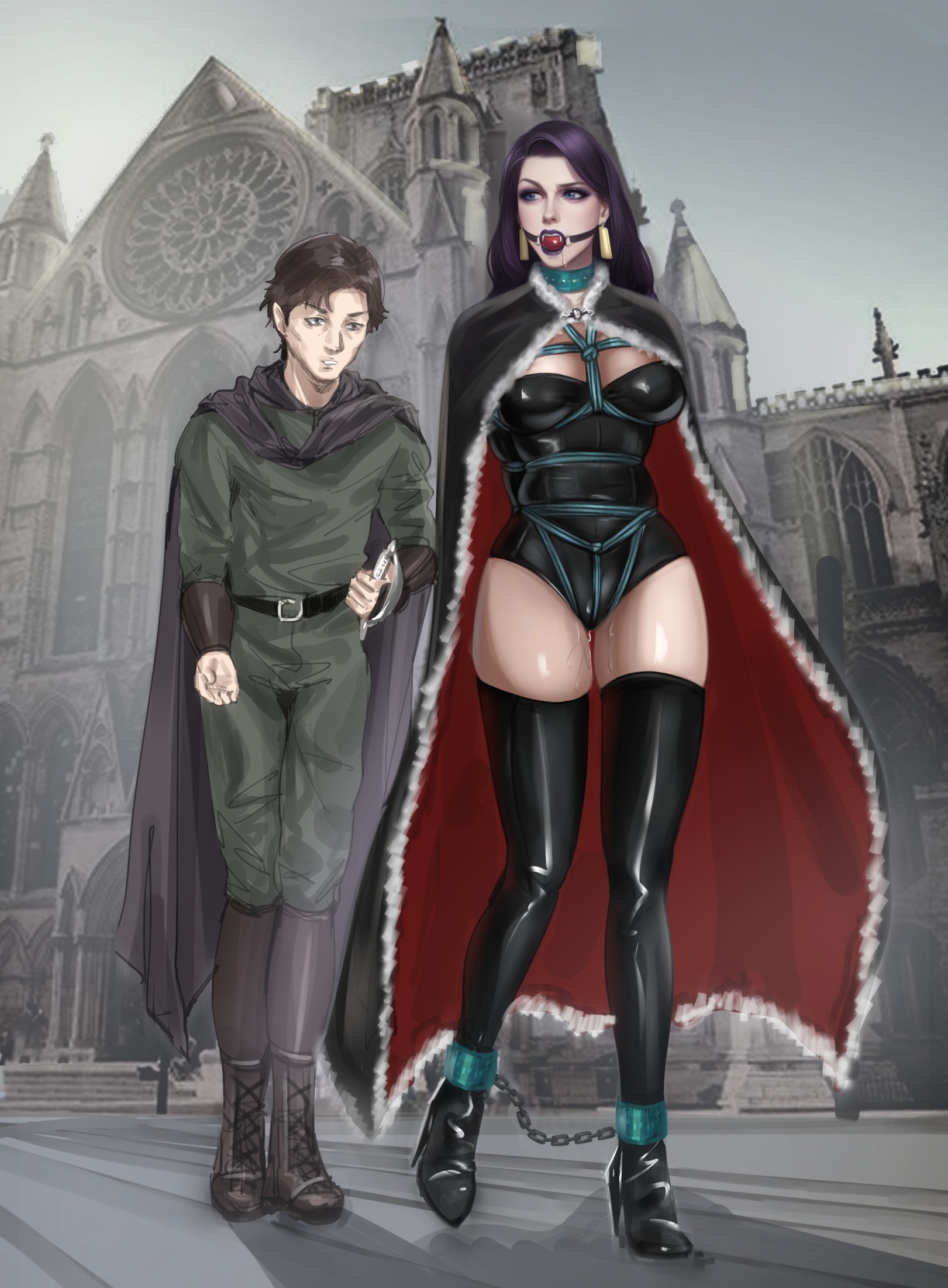 多米那克斯女爵的紧缚冒险第一部第二部小说封面